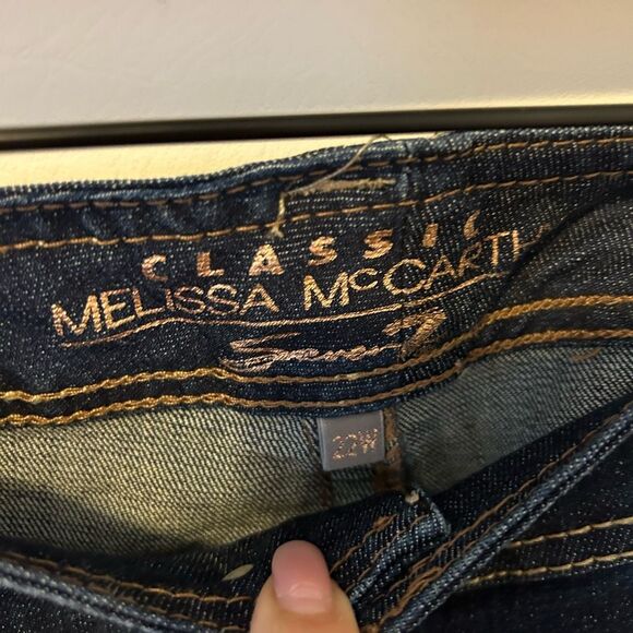 Melissa McCarthy Seven 7 Jeans Classic Straight Denim Blue Women Size 22W dark w - Picture 6 of 14